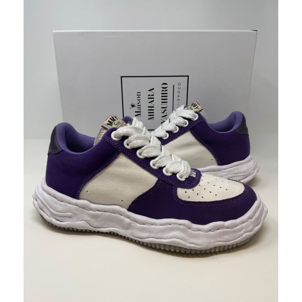 Maison Mihara Yasuhiro Wayne OG Sole Sneaker Purple/White Size 8 US 41 EU